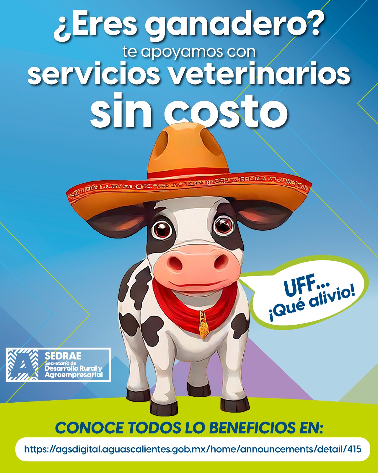 Tere Jiménez acerca servicios veterinarios gratuitos a productores ganaderos