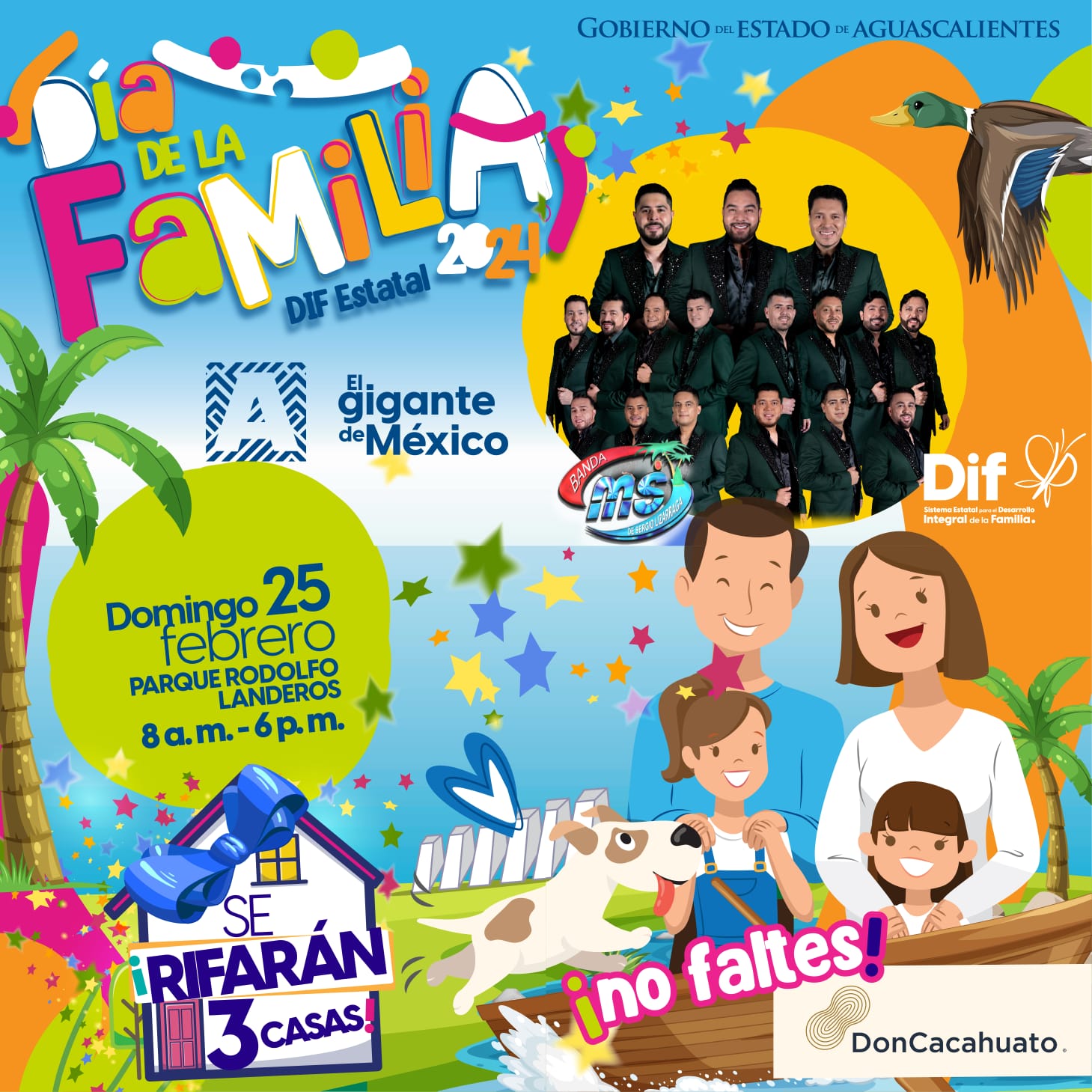 Todo listo para el magno festejo del día de la familia este domingo en el parque Rodolfo Landeros; DIF estatal invita