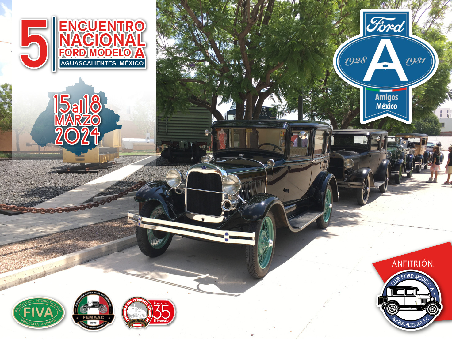 Aguascalientes será sede del 5° encuentro nacional amigos Ford modelo A