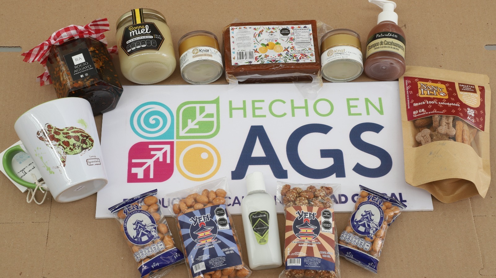 PRODUCTOS HECHO EN AGS PRESENTES EN LA FNSM 2024