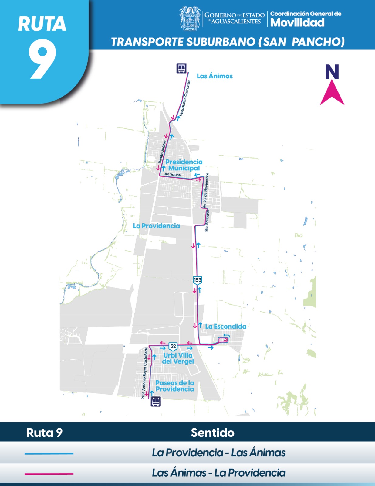 ANUNCIAN NUEVA RUTA DE TRANSPORTE PARA SAN PANCHO