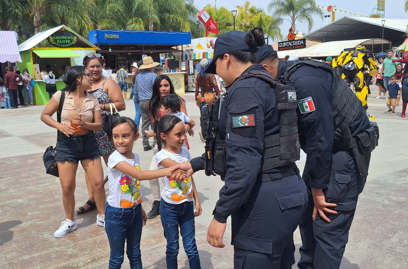 POLICÍA ESTATAL BRINDA ATENCIÓN ESPECIALIZADA A NIÑOS Y NIÑAS EN LA FNSM 2024