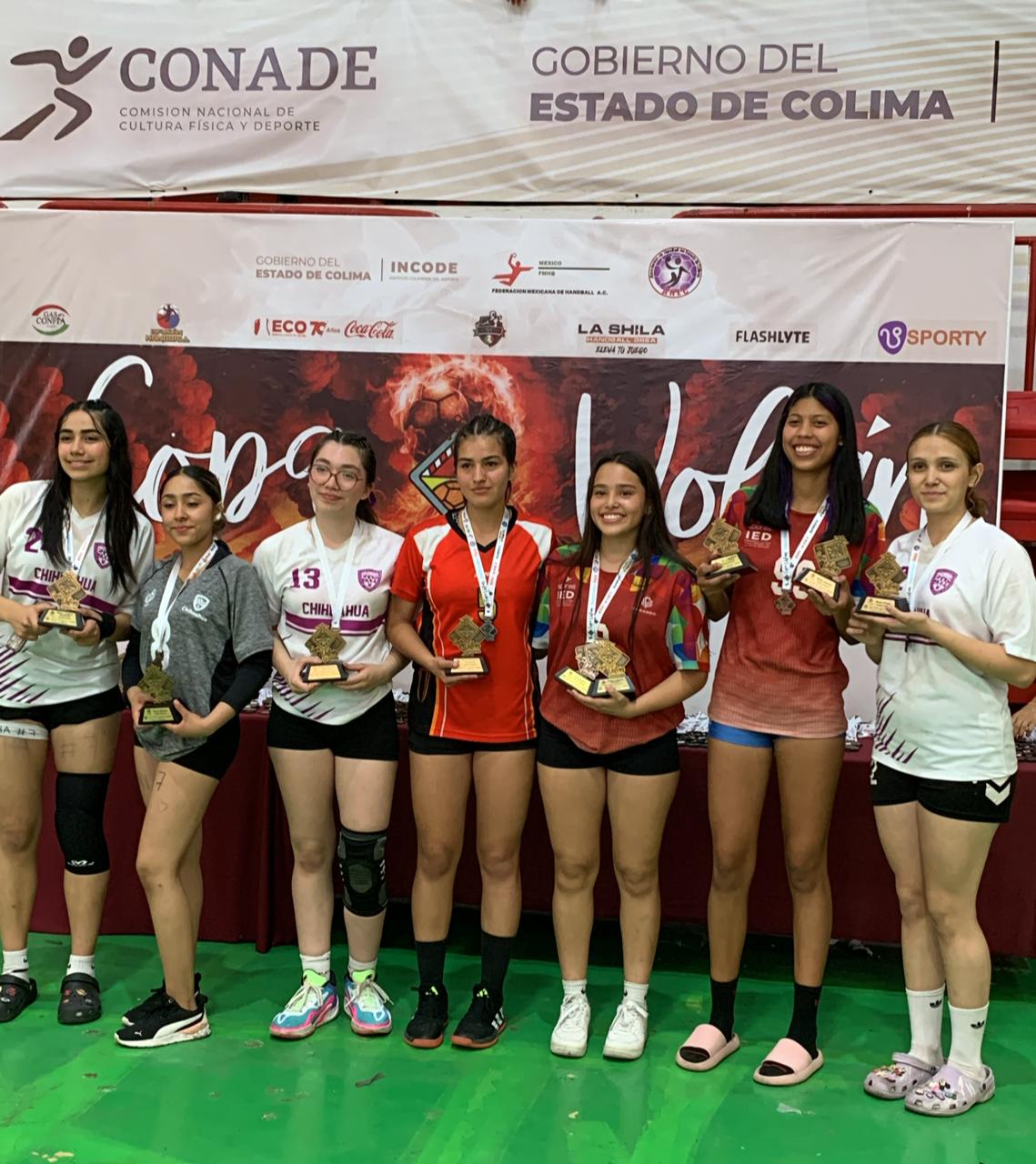 PRIMEROS LUGARES OBTIENEN ATLETAS DE AGUASCALIENTES EN COMPETENCIA NACIONAL DE HANDBALL
