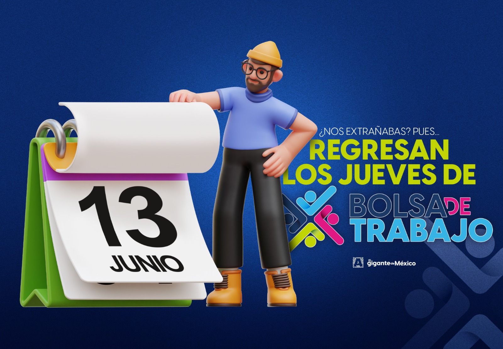 TE ESPERAMOS ESTE “JUEVES DE BOLSA DE TRABAJO” CON MÁS DE MIL OPORTUNIDADES LABORALES