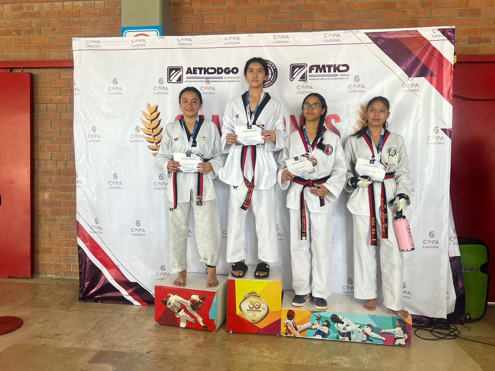 AGUASCALIENTES BRILLA EN LA COPA LAGUNA 2024 CON CINCO MEDALLAS EN TAEKWONDO