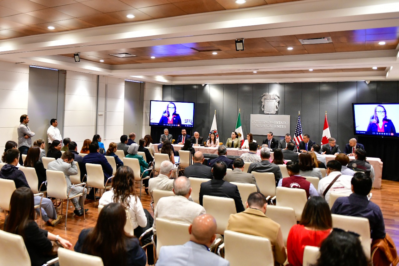CON LA PARTICIPACIÓN DE EUA Y CANADÁ, TERE JIMÉNEZ INAUGURA ENCUENTRO SOBRE EL T-MEC Y SU IMPACTO EN LA REFORMA LABORAL