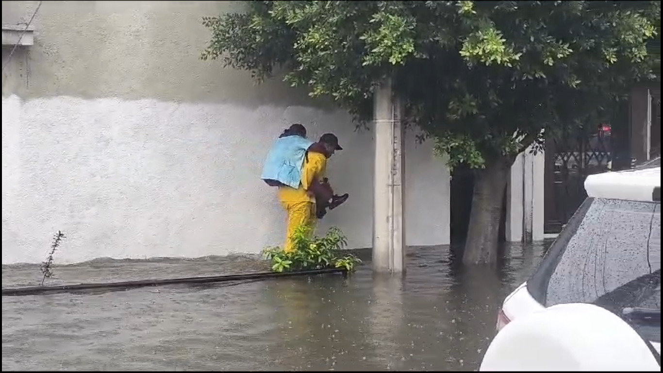 TOTAL COORDINACIÓN ENTRE GOBIERNO DEL ESTADO Y MUNICIPIO DE AGUASCALIENTES PARA BRINDAR AUXILIO POR LLUVIAS