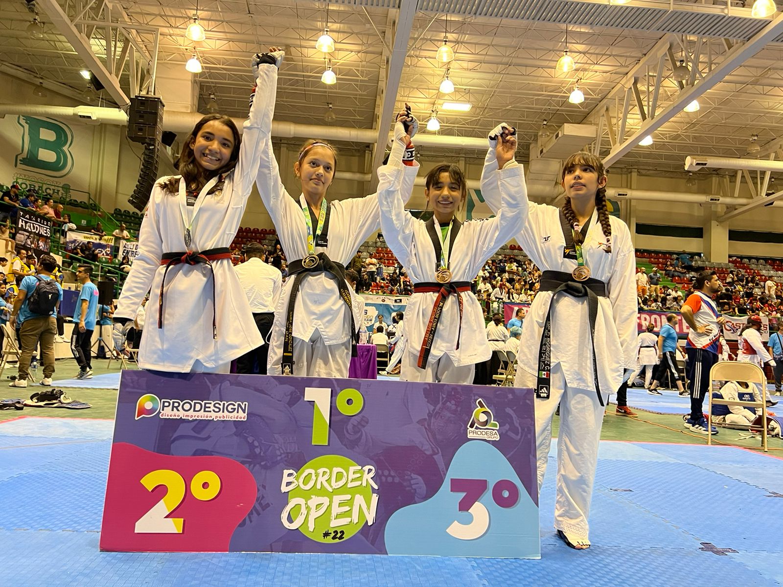 AGUASCALIENTES CONQUISTA 9 MEDALLAS EN EL ABIERTO DE LA FRONTERA DE TAEKWONDO