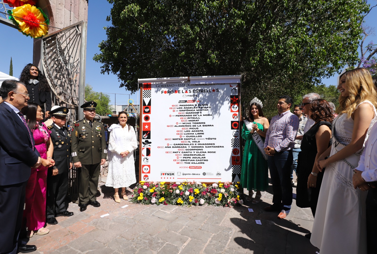 TERE JIMÉNEZ ENCABEZA LA COLOCACIÓN DEL TRADICIONAL BANDO SOLEMNE DE LA FERIA NACIONAL DE SAN MARCOS 2025