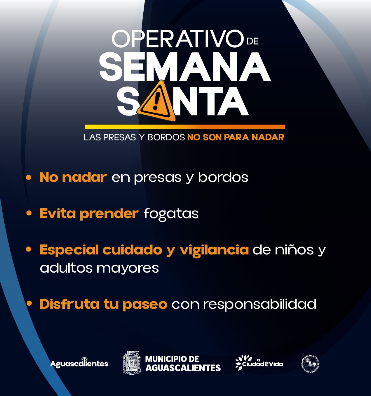 VIGILARÁ PROTECCIÓN CIVIL MUNICIPAL PRESAS, BORDOS, PARQUES RECREATIVOS Y BALNEARIOS POR TEMPORADA DE SEMANA SANTA
