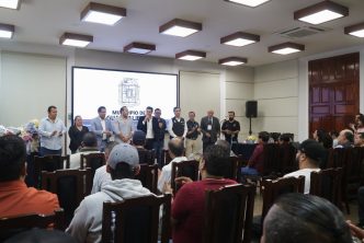 ENTREGA LEO MONTAÑEZ EQUIPO DE SEGURIDAD A PERSONAL DE LA SECRETARÍA DE DESARROLLO URBANO