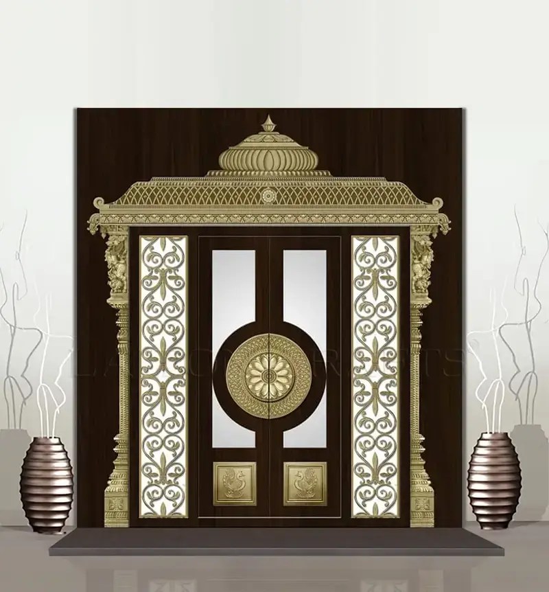 Pooja room door Pooja room door