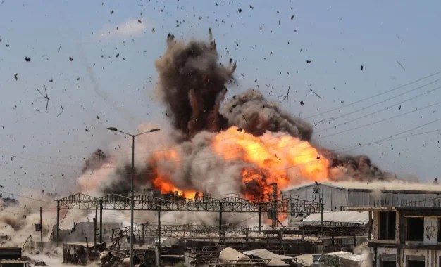 Al-Zawayda Ataque israelí en la zona de Al-Zawayda, en el centro de la franja de Gaza, el 23 de agosto de 2026. Foto Afp