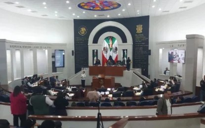Sesión ordinaria en el Congreso del Estado de San Luis Potosí. Foto: Vicente Juárez /Archivo