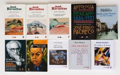era Muestra del catálogo de Ediciones Era. Foto Alberto González