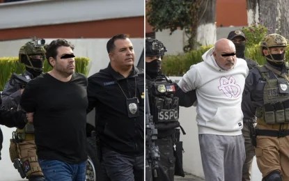 FGJEM La FGJEM planteó que se cuenta con información de que los dos detenidos suponían que las víctimas poseían una importante cantidad de numerario en criptomonedas, por lo que tratarían de localizarlas en el departamento. Fotos Cuartoscuro