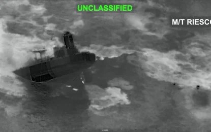 comando sur El Comando Sur aseguró que la nave era usada para operaciones de narcotráfico, pero no presentó pruebas; sería la séptima destruida recientemente. Foto Afp