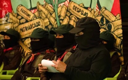 ezln Las actividades anteceden la visita que una delegación del EZLN realizará a la CDMX. Foto Cuartoscuro / Archivo