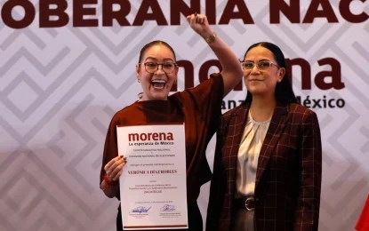 veronica diaz Verónica Díaz fue nombrada coordinadora de la 4T para Zacatecas, lo que la perfila como candidata para las elecciones de gobierno el próximo año. Foto Germán Canseco