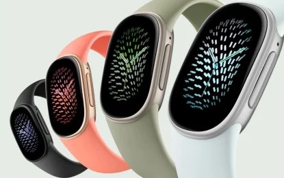 Google ha lanzado su nueva pulsera Fitbit Edge, que es más avanzada en funciones que la Fitbit Air, con electrocardiograma, GPS integrado y una batería reemplazable, además de una pantalla OLED que permite consultar la información de salud y de ejercicio en todo momento. Foto: Europa Press