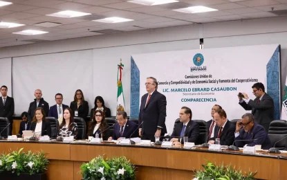 ebrard Ebrard adelantó que antes de que concluya este año, se realizará la cuarta ronda bilateral de revisión del TMEC con Estados Unidos. Foto @SE_mx