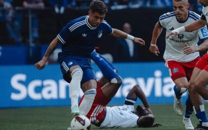 Su vuelta al futbol lo motivó para para ayudar a sus compañeros del club, quienes han mostrado su apoyo al tricolor, y consideró que tener paciencia ha sido importante para hacer las cosas bien. Foto fc_kobenhavn