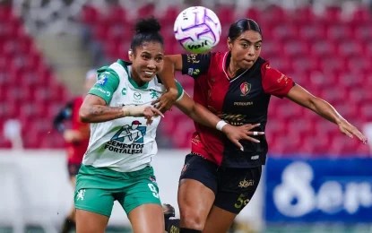 Atlas llegó a 13 unidades y continúa en la disputa por un boleto a la liguilla femenil. Foto tomada de la cuenta de X: @clubleonfemenil