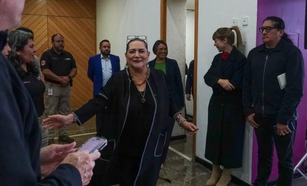 taddei Tras presentar un portal de transparencia sin aval del Consejo General, la consejera presidenta evitó a la prensa en medio de fracturas internas. Foto: Cuartoscuro