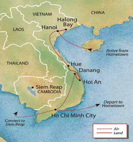 Vietnam 2026 Pre Designed Private Journey Lakani World Tours Vietnam Map 