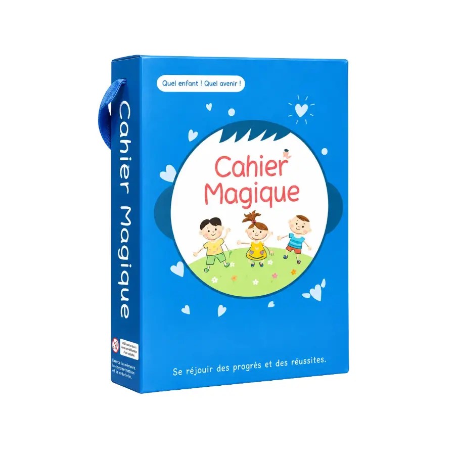 Coffret éducatif Cahier Magique bleu