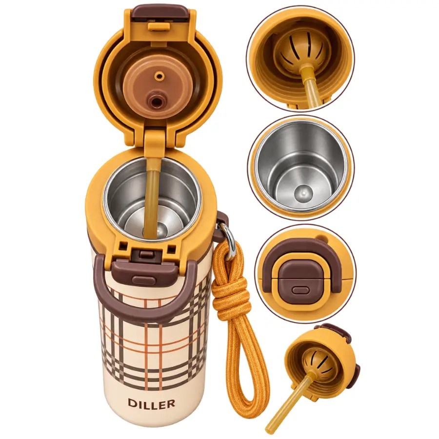 Gourde isotherme Diller beige-540ml