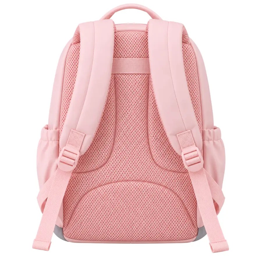 Sac à dos scolaire DOUBLE W-S379 Rose – Vue de face
