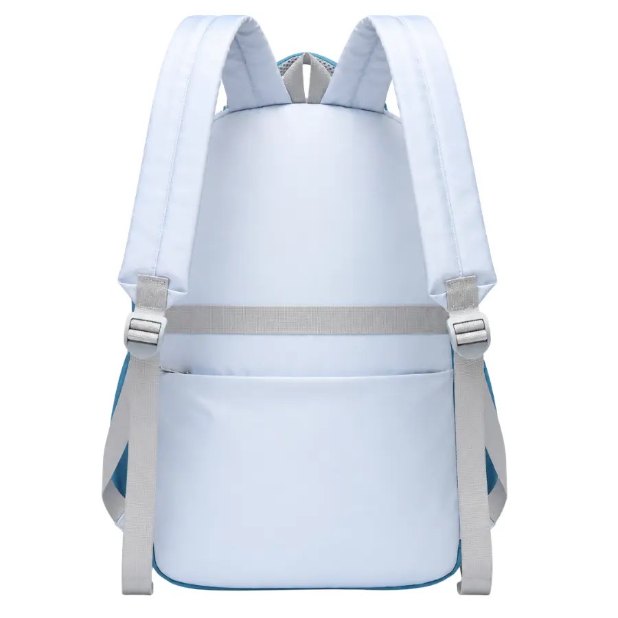 Sac à dos scolaire SUN EIGHT 90240 Gris/Bleu – Vue de face