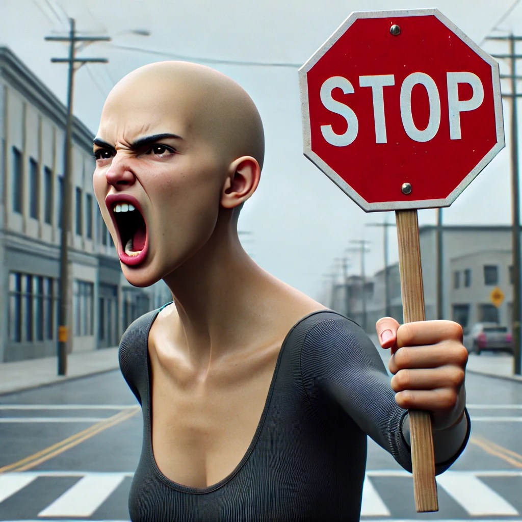 Stop for a female