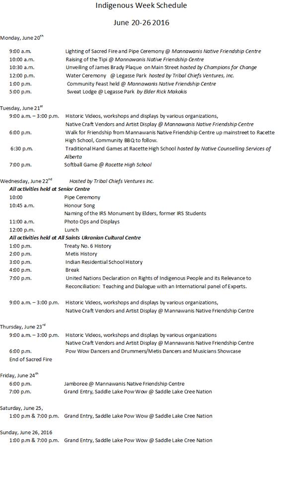 Indigenous Week 3