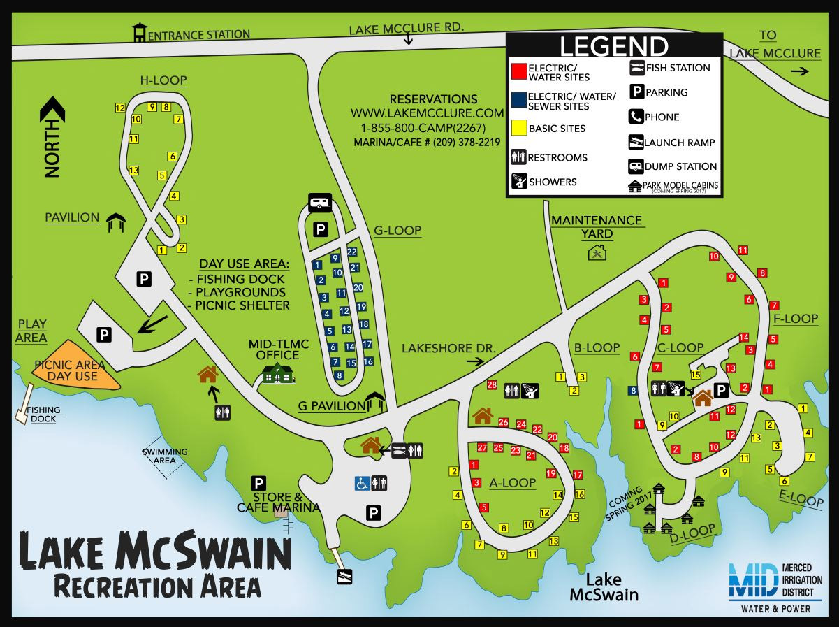 Peek inside this chic designer vacation rental cabin that sits. Recreation & Campground Area Maps - Lake McClure