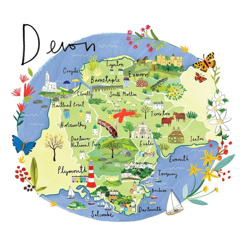 Useful Information Lakemoor Devon Campsite Devon Map 