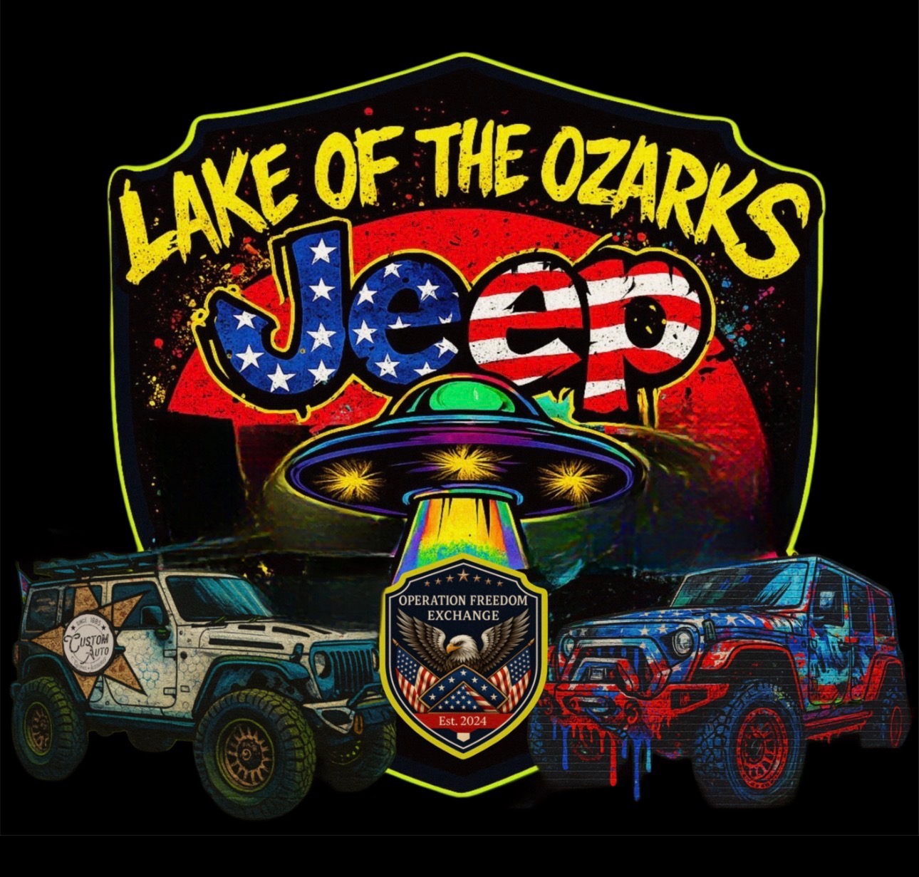 Lake of the Ozarks Jeep Event and Operation Freedom Exchange