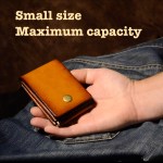 Small handmade leather wallet