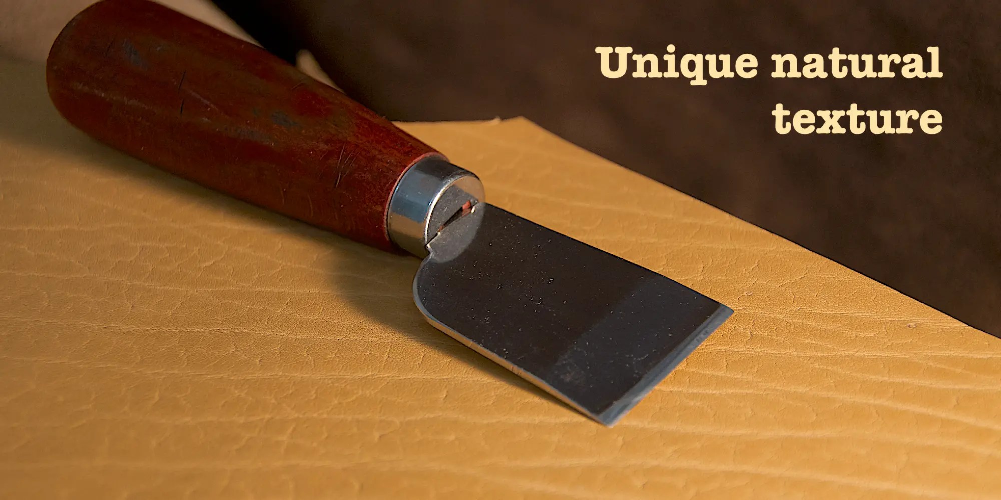 full grain leather Unique natural texture