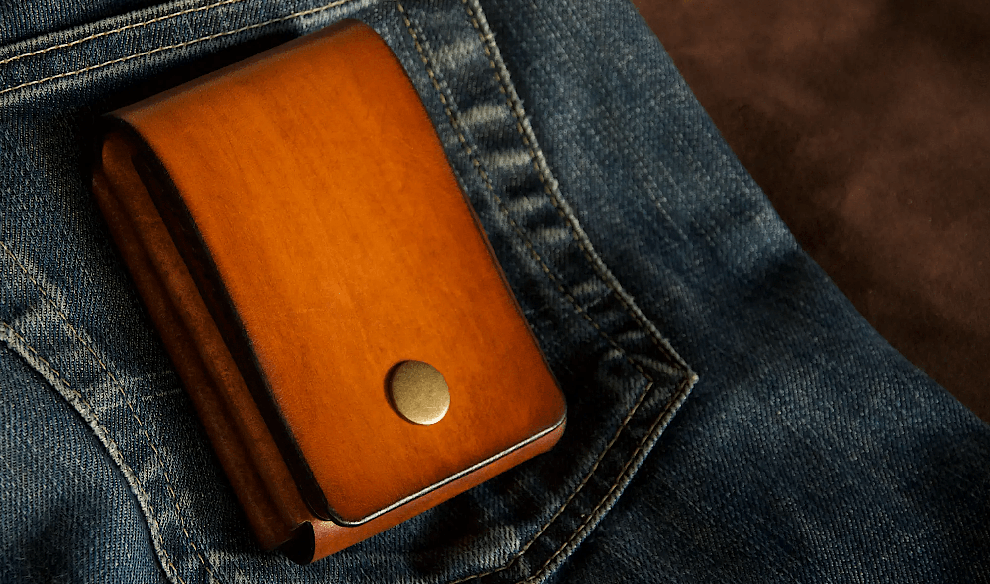 nelson leather wallet for men
