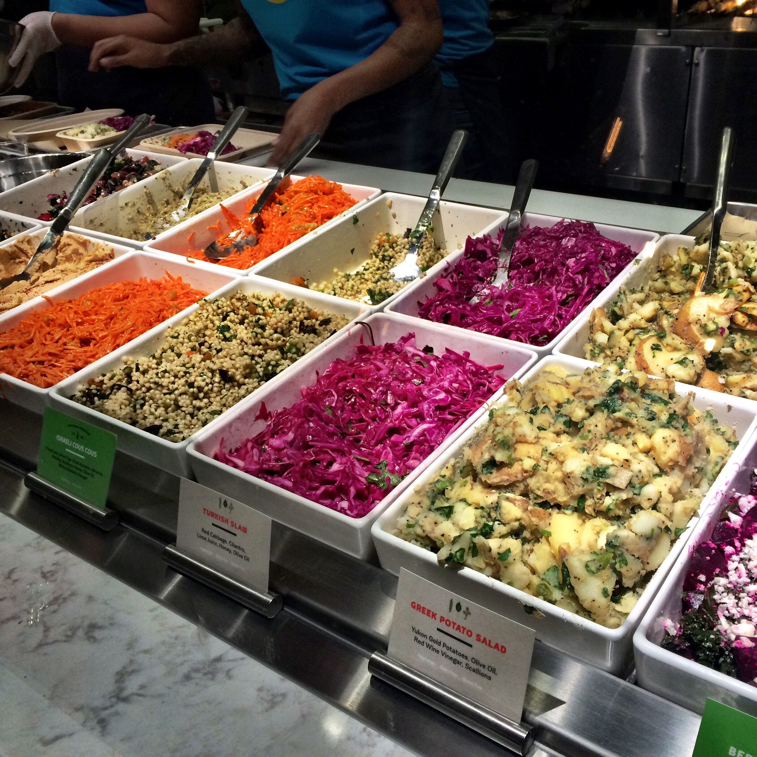 Yalla Mediterranean press event, celebrating their openning in Culver City (photo credit: Rochelle Robinson)