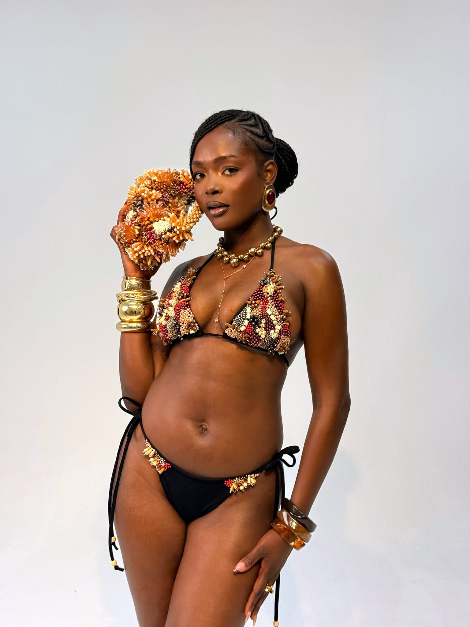 Fine Babe Capsule - handmade beaded bikinis and bags by Lalathebeadmaker