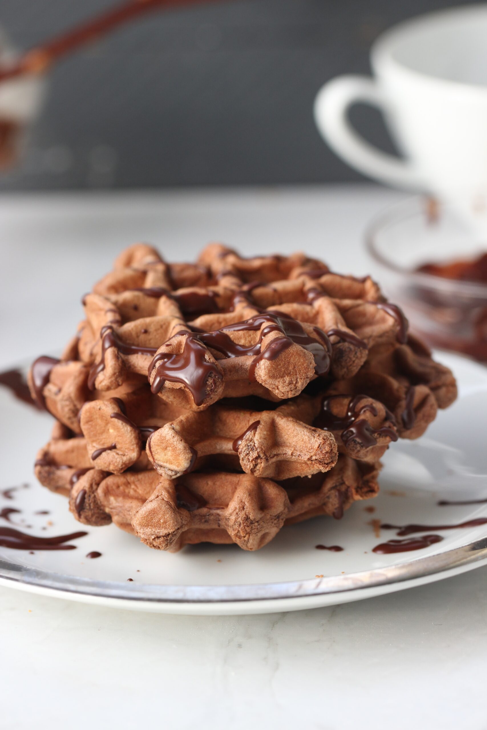 Comment faire des gaufres au cacao rapides et légères