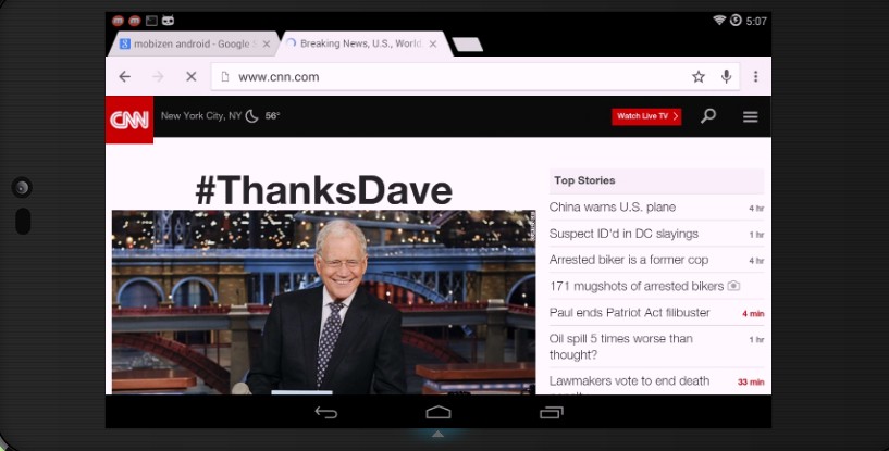 Browsing experience