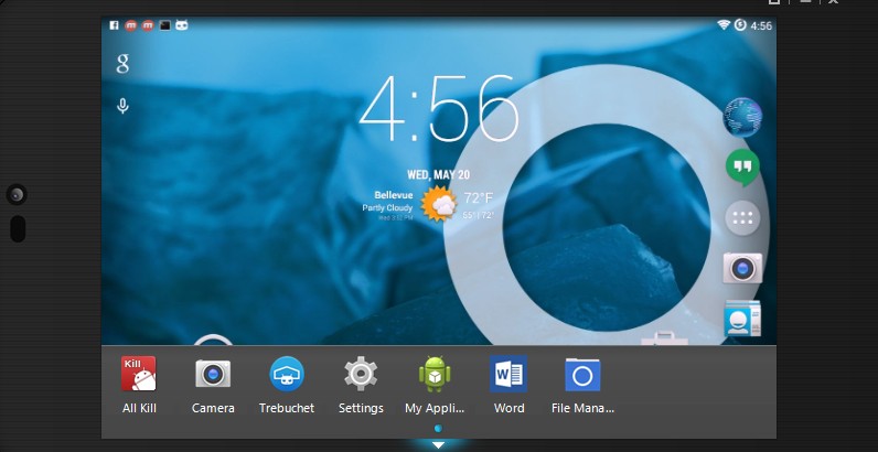 Mobizen's application switcher