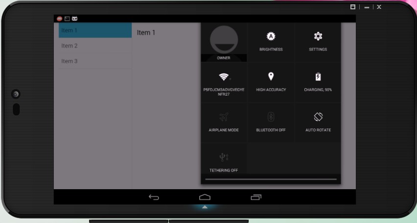 System settings