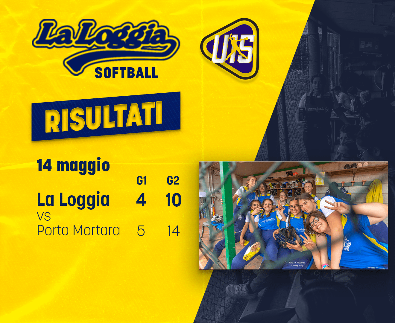 RISULTATI DEL WEEKEND – UNDER15 🟡🔵