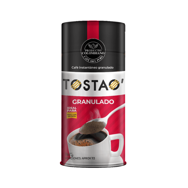 TOSTAO CAFÉ GRANULADO TARRO 170GR*12