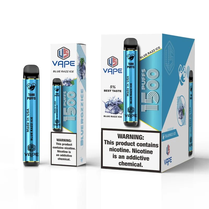 Blue Razz Ice -1 US Vape 1500